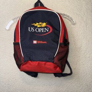 WILSON TENNIS US OPEN YOUTH MINI BACKPACK TRAVEL BAG UNISEX RED BLUE